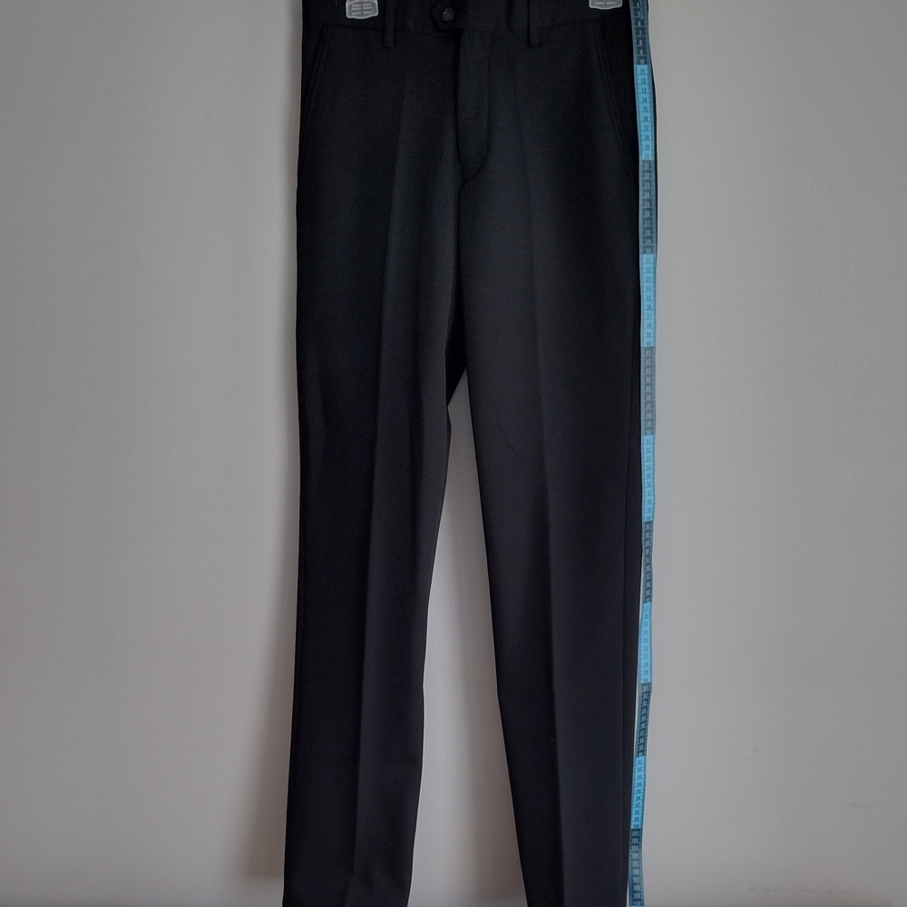 Formal Men's Boys Black Pants Trousers Winter